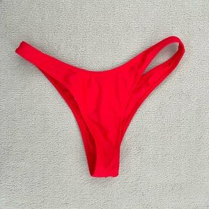 WTFX Red Ibiza Bikini Bottom
